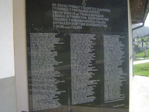 imena stradalih, masovna grobnica M.Grad