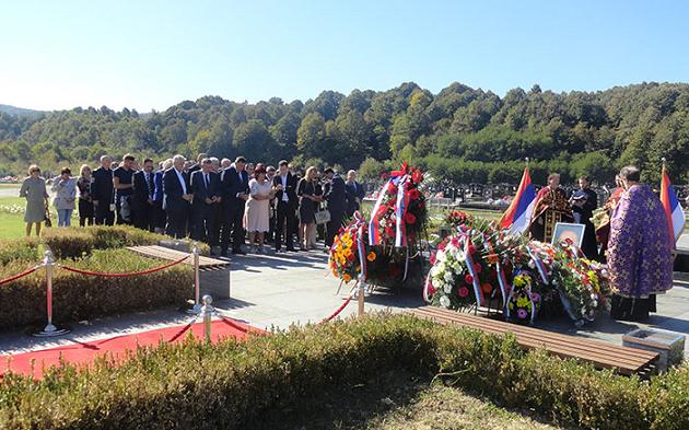 Представници БОРС-а на обиљежавању годишњице смрти Милана Јелића
