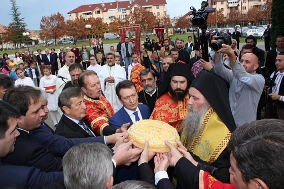 Предсједник Савчић присуствовао обиљежавању крсне славе општине Угљевик
