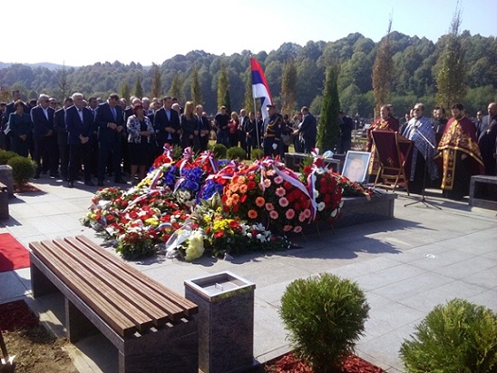 Предсједник Савчић на обиљежавању годишњице смрти Милана Јелића